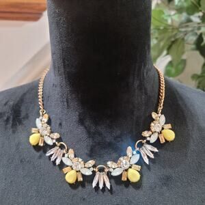 Women's Vintage Bohemian Flower Beaded Bib Choker Statement Necklace Jewelry